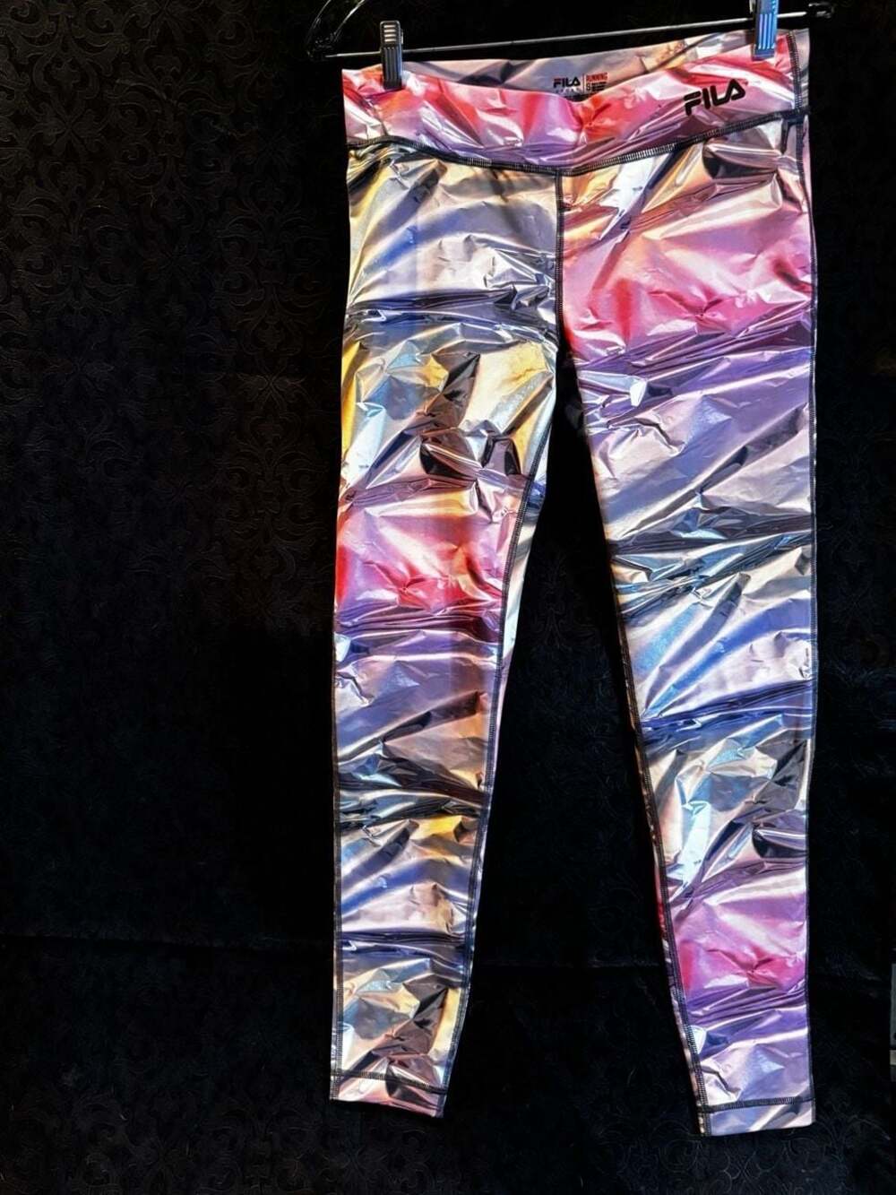 Fila Sport Metallic Foil Print Leggings